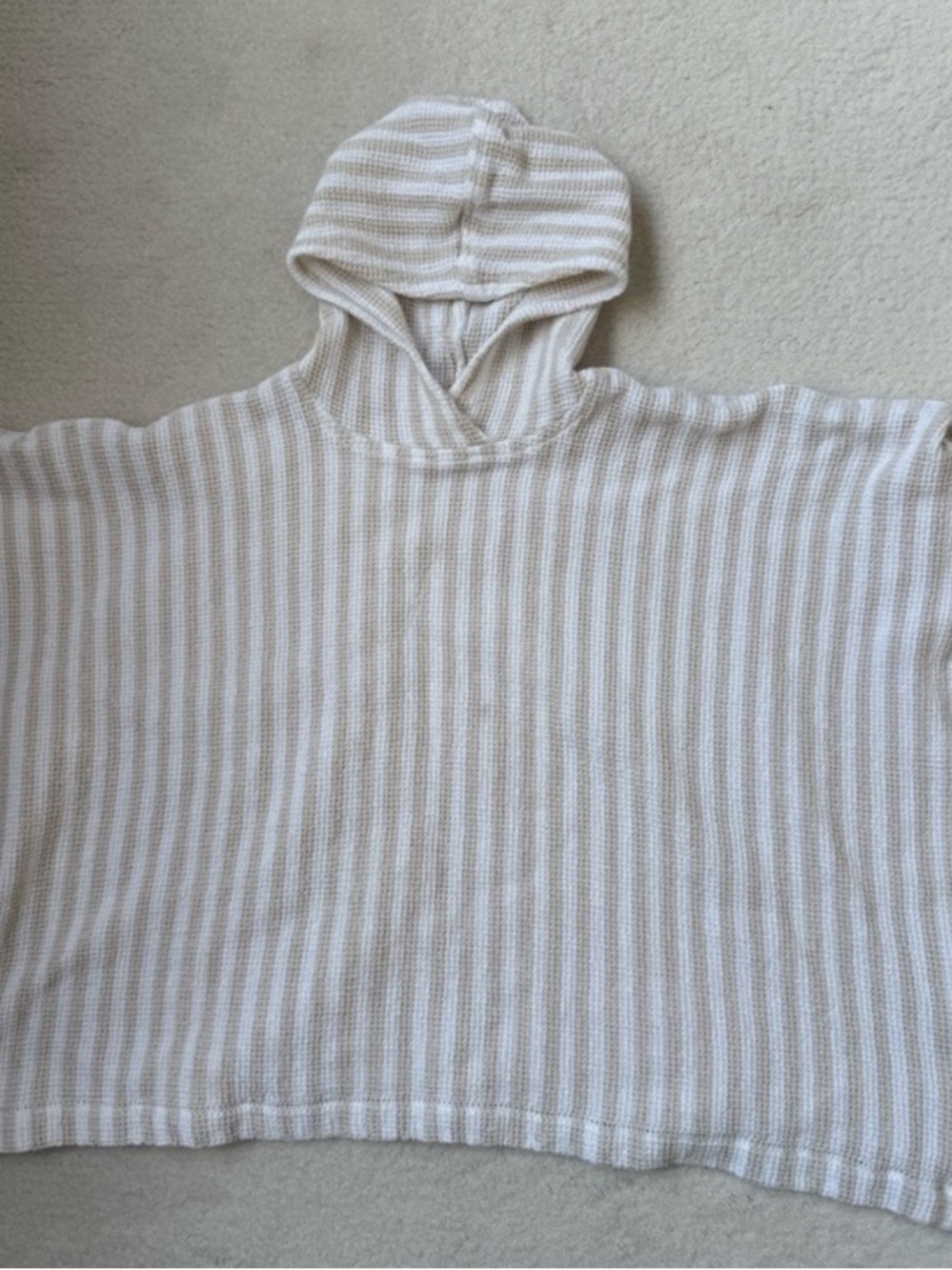 LIEWOOD Kids hooded towel  Knit - Cream & White